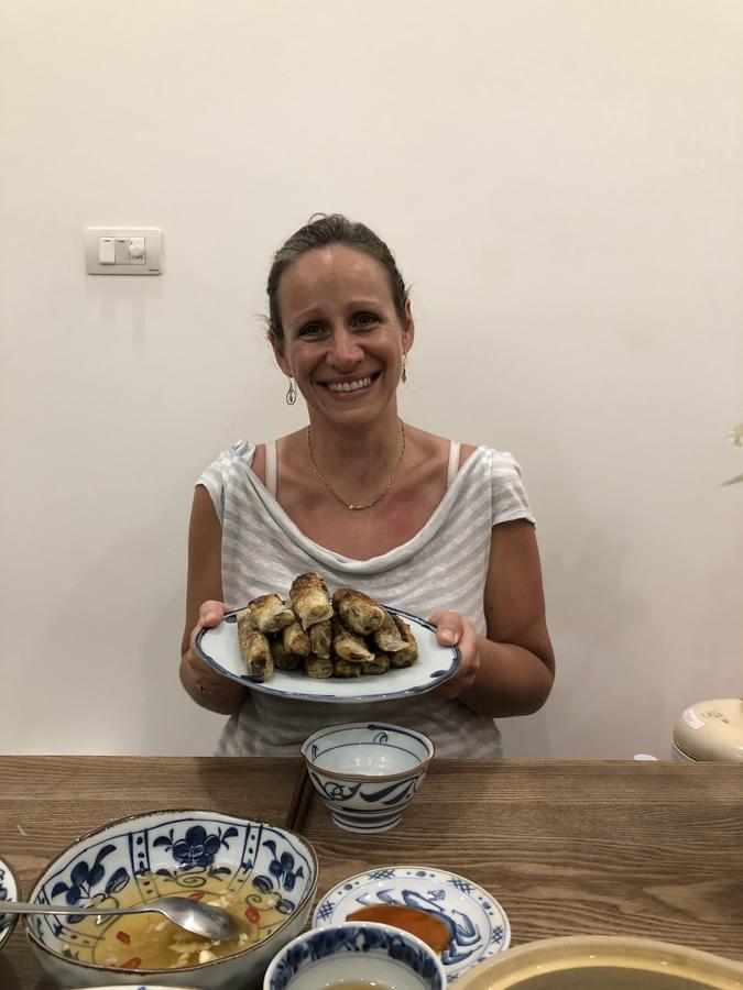 Chloe & Leo Boutique Homestay Hanoi Buitenkant foto